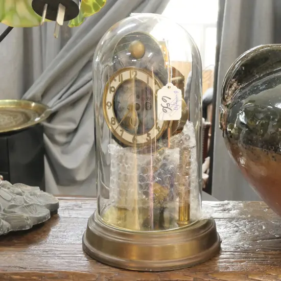 400 DAY ZODIAC DOME CLOCK WITH MOON PHASE H 300 MM