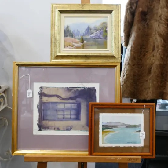 PRINT/WATERCOLOUR & OIL PAINTING