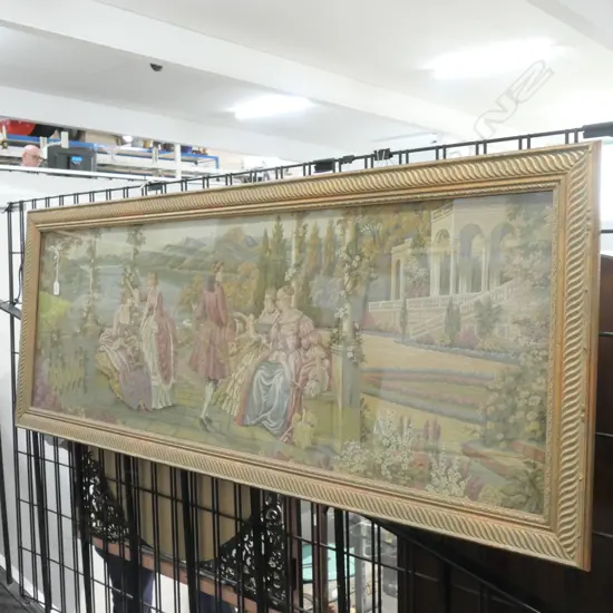 RECTANGULAR FRAMED TAPESTRY L 1600 MM