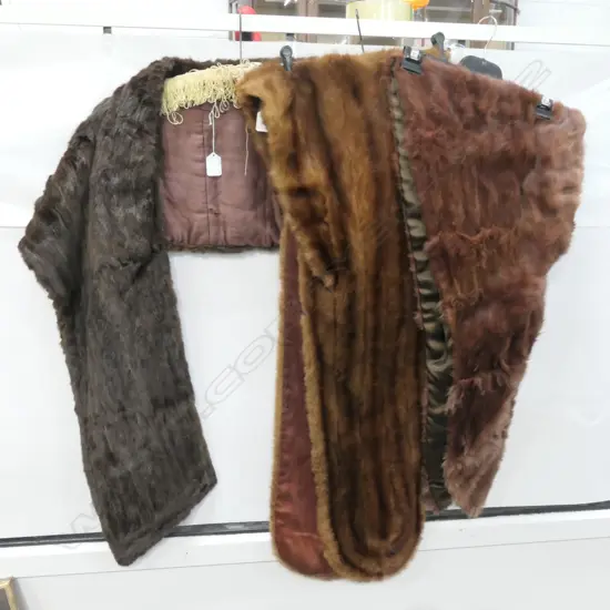 3X VINTAGE FUR STOLES