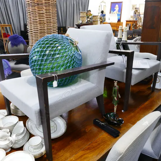 PR FRENCH LINE ARMCHAIRS DESIGNED BY DIDIER GOMEZ