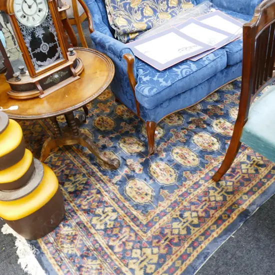 MACHINE KNOTTED PAKISTAN BOKHARA RUG 1830 X 2600MM