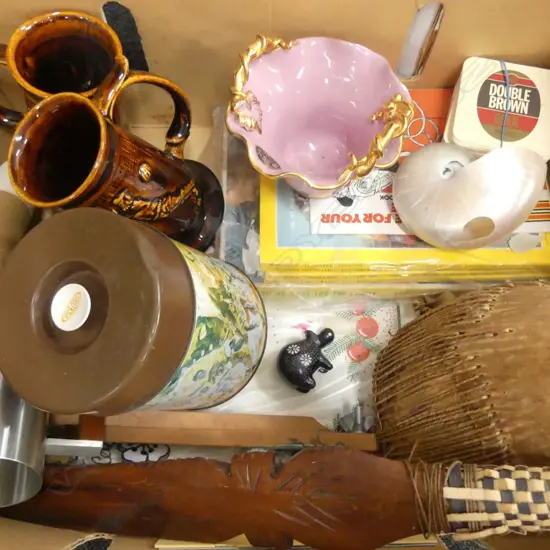 BOX LOT OF ASST ITEMS