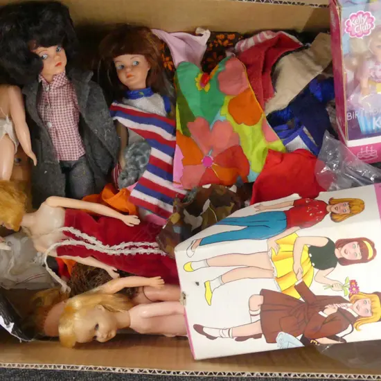 LOT ASST KELLY DOLLS / CLOTHES ETC