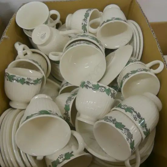 2X BOXES OF WEDGWOOD PART TEA SET 