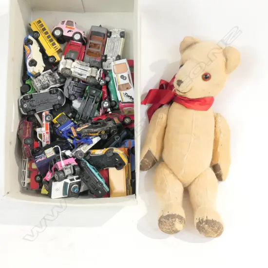 LOT ASST MATCHBOX CARS + TEDDY