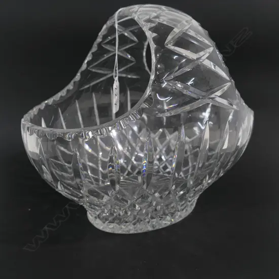 LARGE CRYSTAL BASKET H 220 MM