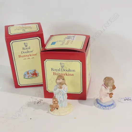 ROYAL DOULTON BUNNYKINS BEDTIME & GOODNIGHT