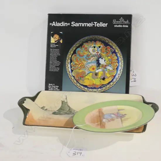 ROSENTHAL PLATE + 2 R/DOULTON PLATES