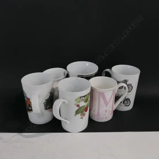 SIX COFFEE MUGS