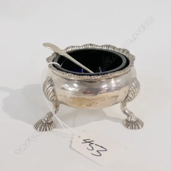 STG SILVER SALT AND SPOON, 89.5 GRMS