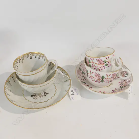 2 REGENCY PERIOD TRIOS A/F