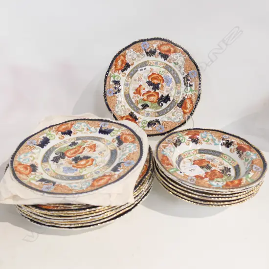 19 ASST WOOD AND SONS VERONA PLATES /BOWLS