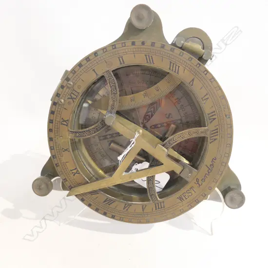 BRASS COMPASS SUNDAIL W. 195MM