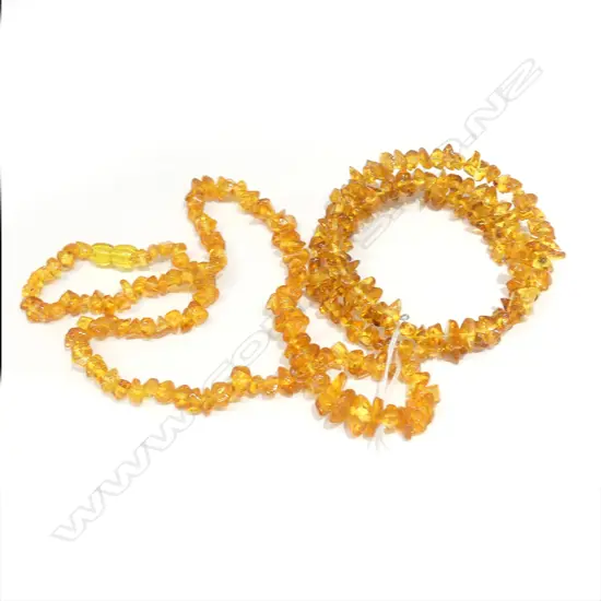 BALTIC AMBER NECKLACE & BRACELET