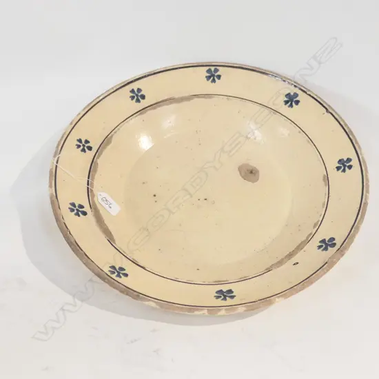 LARGE VINTAGE FRENCH PLATE D 400 MM