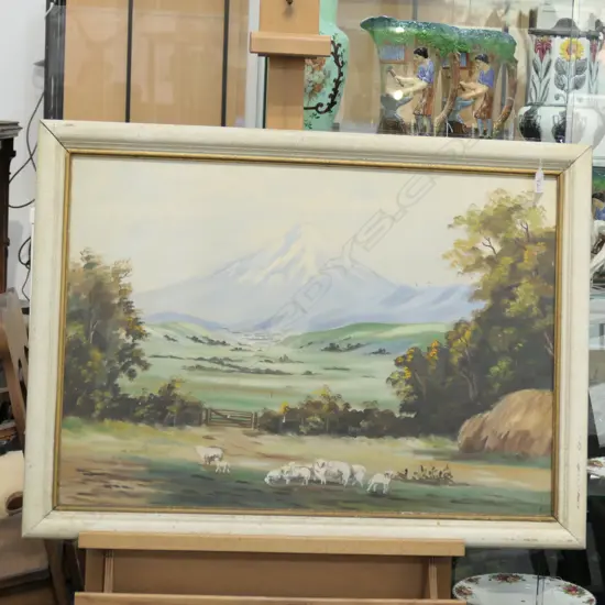 C.1950 MT EGMONT OIL BY E.H.