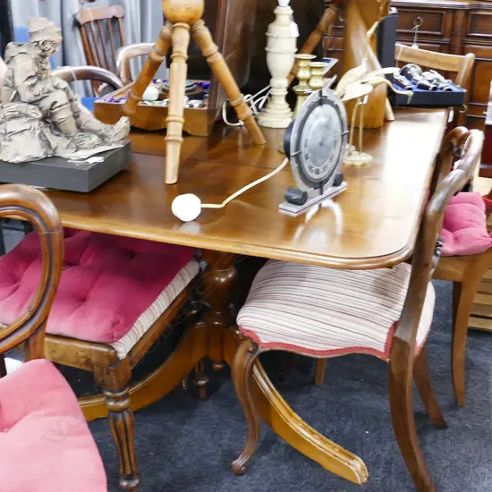 MAHOGANY DROP SIDE TABLE