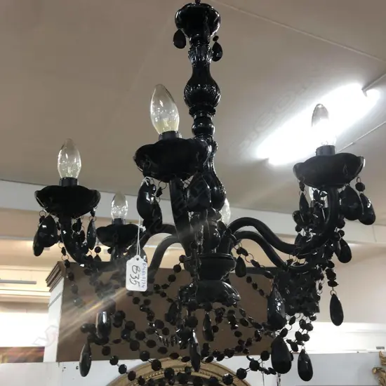 CLAUDIA BLACK CHANDELIER