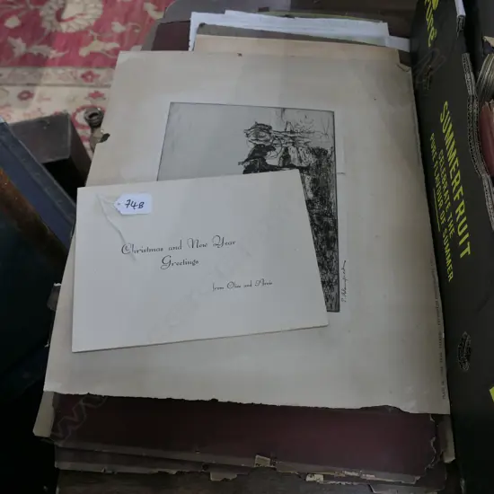 COLLECTION OF UNFRAMED PRINTS.