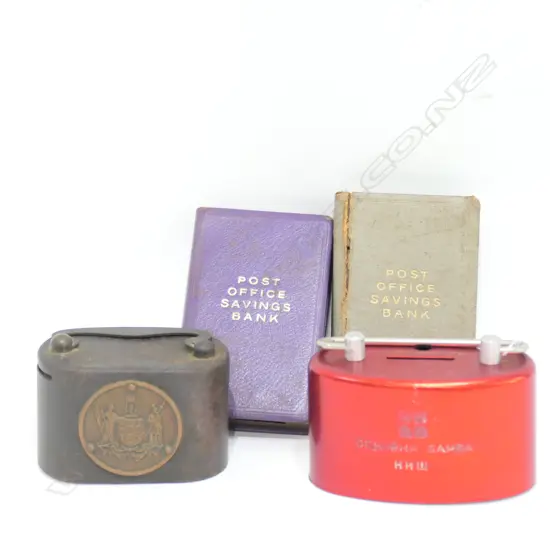 3 N.Z MONEY BANKS + ONE RUSSIAN