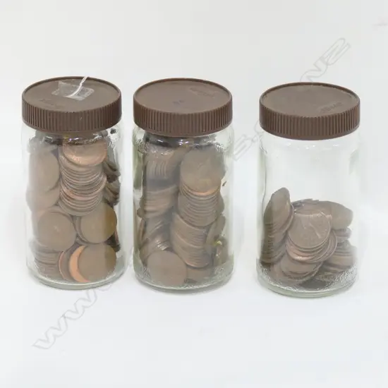 3 JARS NZ PENNIES
