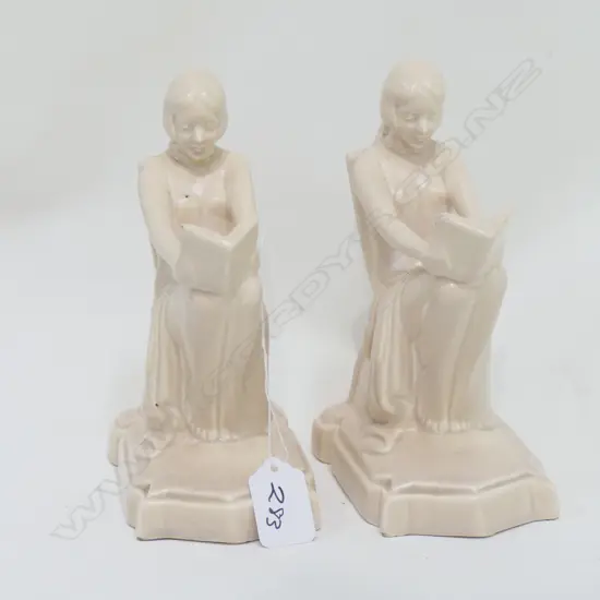 PAIR GERMAN ART DECO BOOKENDS AF