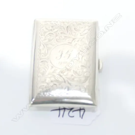 STG SILVER CIGARETTE CASE, 54.9 GRAMS