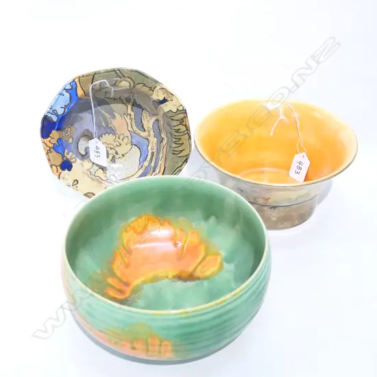 3 BOWLS C/DUCAL/AMSTEL/ WILKINSONS