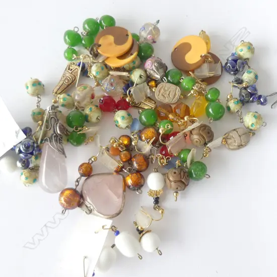 BAG OF VENETIAN EARRINGS, ETC