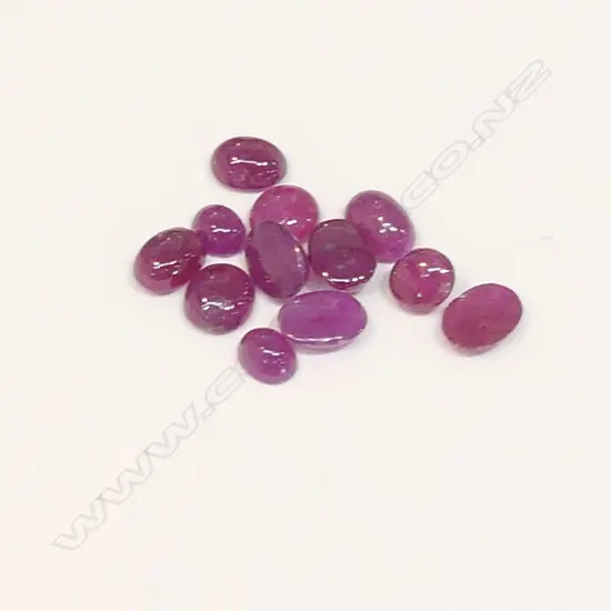 ASST 10 CT RUBY CABOCHON