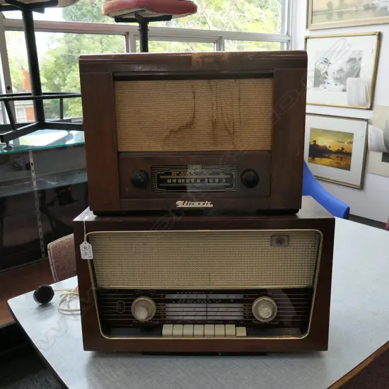 2 RADIOS; LARGEST 500MM L 