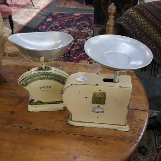 2 SCALES; SALTER AND KITWAY 280MM H