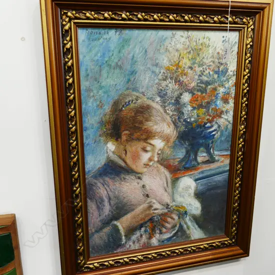 RENIOR COPY OIL GIRL READING