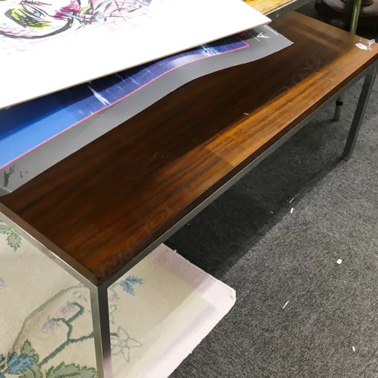 CONTEMPORARY STEEL BASED COFFEE TABLE L1220