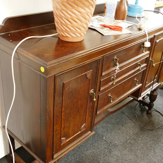 VINTAGE OAK SIDEBOARD W. 1480MM