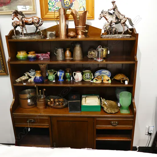 KITCHEN DRESSER MIXED TIMBERS H 1660 MM W 1300 MM