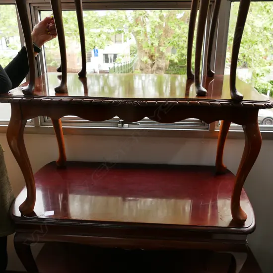 MAHOGANY COFFEE TABLE L 800 MM