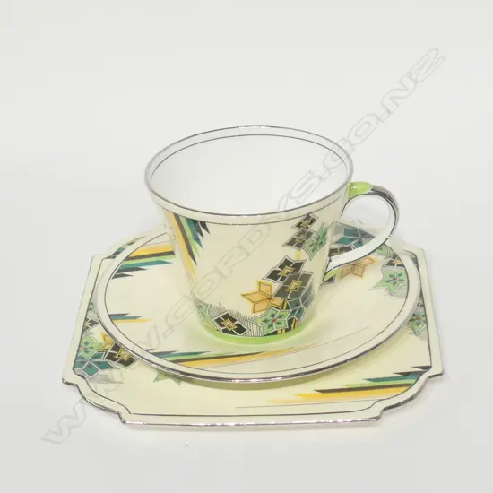 AYNSLEY ART DECO TRIO