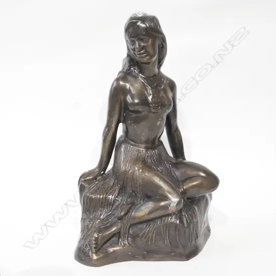 PANIA OF THE REEF BRONZED. H. 280MM