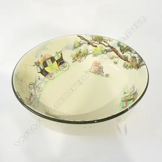 ROYAL DOULTON SERIES WARE BOWL. D. 380MM