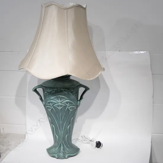 IMPRESSIVE ART NOUVEAU STYLE LAMP. H 940MM