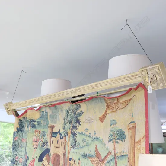 GILDED CURTAIN RAIL W. 1705MM (rail only)