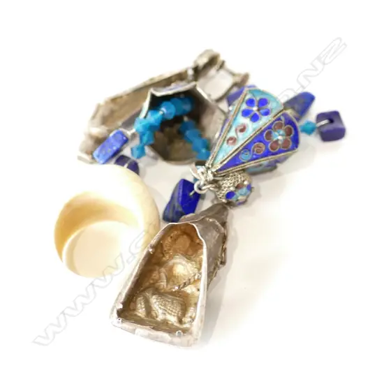 SMALL LOT JEWELLERY INCLUDING ENAMEL ETC