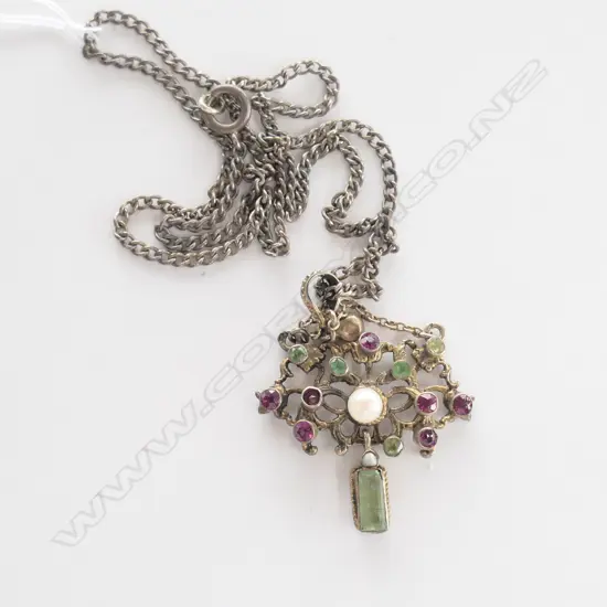 VINTAGE SILVER PENDANT (G10512)