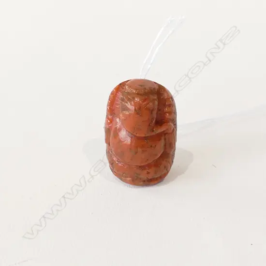 TIBETAN OLD RED CORAL HANDLING PIECE 