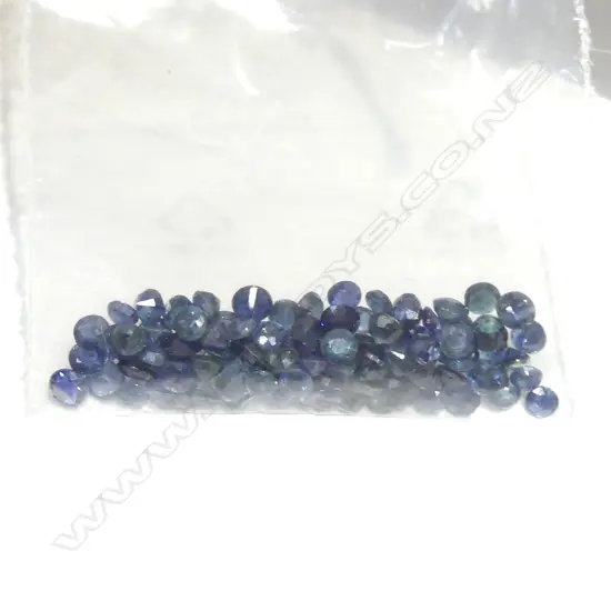 BAG OF SAPPHIRES TOTAL 10CT