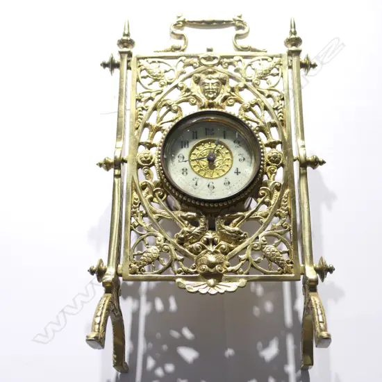 c1900 Brass British United Clock Co. clock