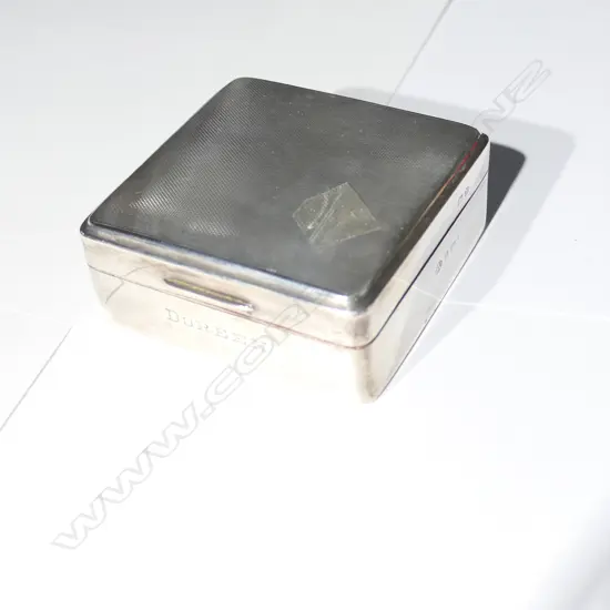 SILVER CIGARETTE BOX BIRMINGHAM 1947 BY ASPREYS