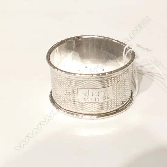 STG SILVER NAPKIN RING